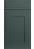 Bella Supermatt Kombu Green : Style : Tullymore. MDF Vinyl Wrapped Door/Drawer