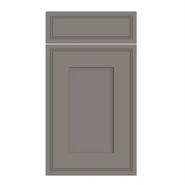 Click Here To Enlarge This Photo Of Bella Supermatt Dust Grey : Style : Tullymore. MDF Vinyl Wrapped Door/Drawer
