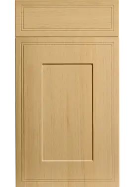 Click Here To Enlarge This Photo Of Bella Lissa Oak : Style : Tullymore. MDF Vinyl Wrapped Door/Drawer