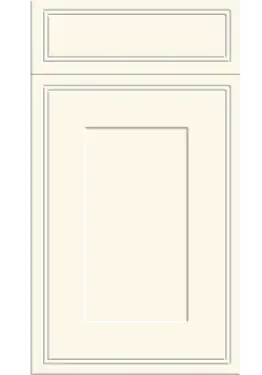 Click Here To Enlarge This Photo Of Bella Antique White : Style : Tullymore. MDF Vinyl Wrapped Door/Drawer