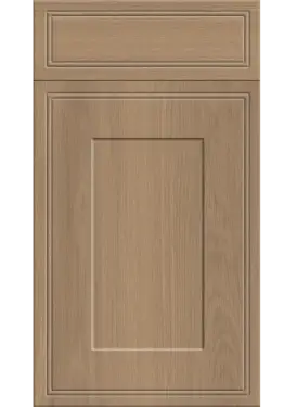 Click Here To Enlarge This Photo Of Bella Canella Oak : Style : Tullymore. MDF Vinyl Wrapped Door/Drawer