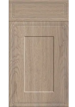 Click Here To Enlarge This Photo Of Bella Cremona Oak Cannolo : Style : Tullymore. MDF Vinyl Wrapped Door/Drawer