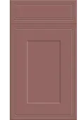 Bella Supermatt Rusty Red : Style : Tullymore. MDF Vinyl Wrapped Door/Drawer