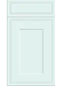 Bella Supermatt Scandinavian Blue : Style : Tullymore. MDF Vinyl Wrapped Door/Drawer