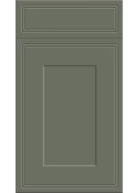 Click Here To Enlarge This Photo Of Bella Supermatt Smoke Green : Style : Tullymore. MDF Vinyl Wrapped Door/Drawer