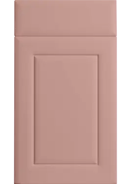 Click Here To Enlarge This Photo Of Bella Supermatt Blush Pink : Style : Ashford. MDF Vinyl Wrapped Door/Drawer