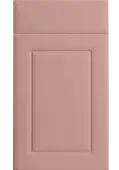 Bella Supermatt Blush Pink : Style : Ashford. MDF Vinyl Wrapped Door/Drawer