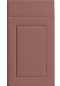 Bella Supermatt Rusty Red : Style : Ashford. MDF Vinyl Wrapped Door/Drawer