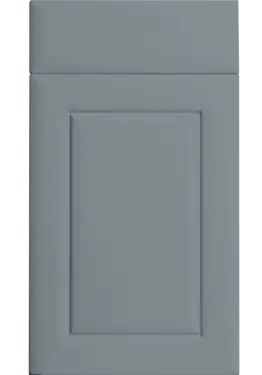 Click Here To Enlarge This Photo Of Bella Supermatt Mood Grey : Style : Ashford. MDF Vinyl Wrapped Door/Drawer