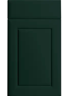 Click Here To Enlarge This Photo Of Bella Supermatt Fir Green : Style : Ashford. MDF Vinyl Wrapped Door/Drawer