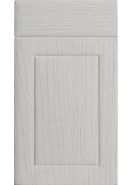 Click Here To Enlarge This Photo Of Bella Paintflow Matt Light Grey : Style : Ashford. MDF Vinyl Wrapped Door/Drawer
