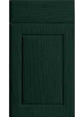 Click Here To Enlarge This Photo Of Bella Paintflow Matt Fir Green : Style : Ashford. MDF Vinyl Wrapped Door/Drawer