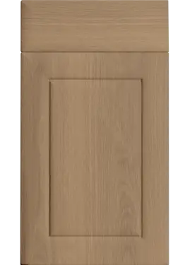 Click Here To Enlarge This Photo Of Bella Canella Oak : Style : Ashford. MDF Vinyl Wrapped Door/Drawer