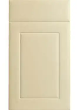 Click Here To Enlarge This Photo Of Bella High Gloss Cream : Style : Ashford. MDF Vinyl Wrapped Door/Drawer