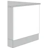 Base End Panel 900 x 600mm x 18mm