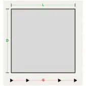 Larder Panel 2400 x 600mm x 18mm