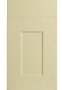 Click Here To Enlarge This Photo Of Bella Vanilla : Style : Cambridge. MDF Vinyl Wrapped Door/Drawer