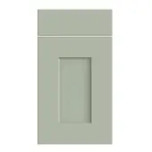 Bella Supermatt Sage Green : Style : Cambridge. MDF Vinyl Wrapped Door/Drawer