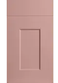 Bella Supermatt Blush Pink : Style : Cambridge. MDF Vinyl Wrapped Door/Drawer