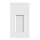 Bella Supermatt White : Style : Cambridge. MDF Vinyl Wrapped Door/Drawer