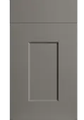 Bella Supermatt Taupe : Style : Cambridge. MDF Vinyl Wrapped Door/Drawer