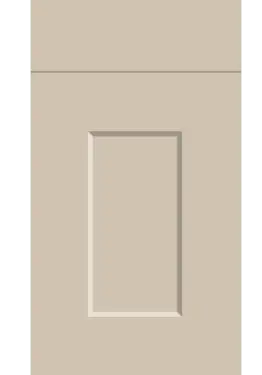 Click Here To Enlarge This Photo Of Bella Supermatt Macademia : Style : Cambridge. MDF Vinyl Wrapped Door/Drawer