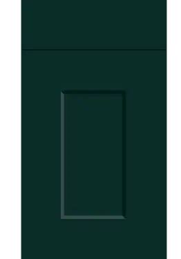 Click Here To Enlarge This Photo Of Bella Supermatt Fir Green : Style : Cambridge. MDF Vinyl Wrapped Door/Drawer