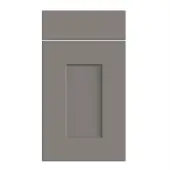 Bella Supermatt Dust Grey : Style : Cambridge. MDF Vinyl Wrapped Door/Drawer