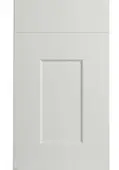 Bella Satin White : Style : Cambridge. MDF Vinyl Wrapped Door/Drawer