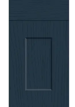 Click Here To Enlarge This Photo Of Bella Paintflow Matt Indigo Blue : Style : Cambridge. MDF Vinyl Wrapped Door/Drawer