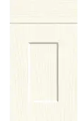 Bella Paintflow Matt White : Style : Cambridge. MDF Vinyl Wrapped Door/Drawer