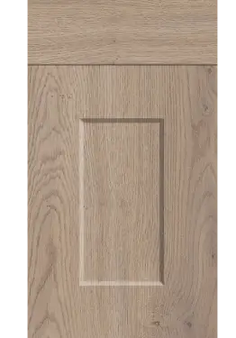 Click Here To Enlarge This Photo Of Bella Cremona Oak Cannolo : Style : Cambridge. MDF Vinyl Wrapped Door/Drawer